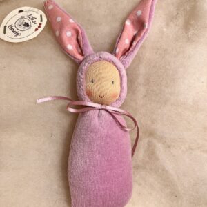 Kanindocka 14 cm lila